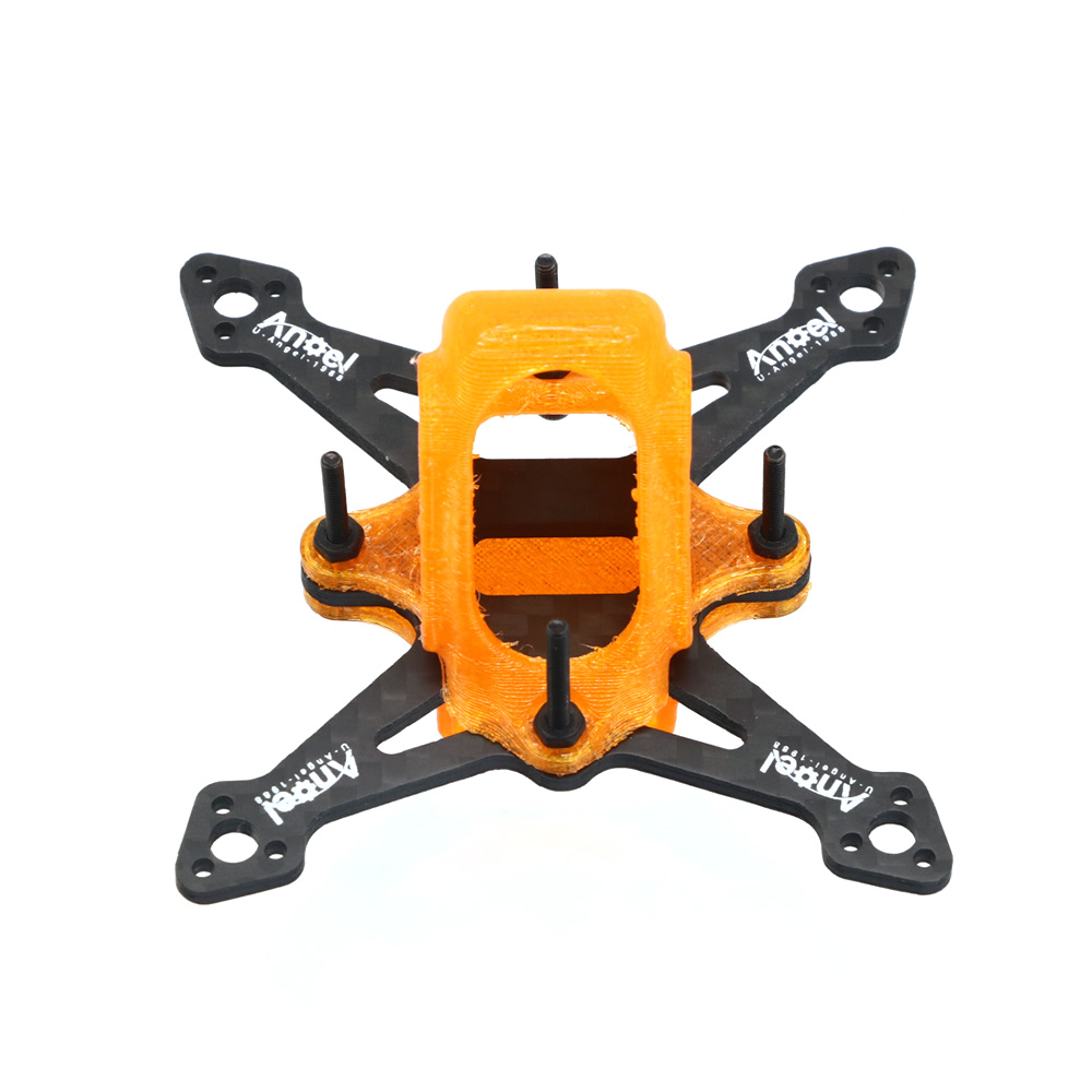 Drone Kit Octocopter - Angel 16 1.6インチ カーボンファイバーFPVフレームキット 3Dプリント超軽量 RCクアッドコプターFPVレーシングフリースタイルドローン玩具用