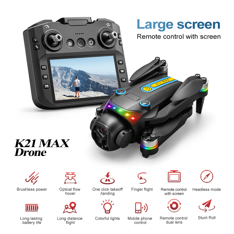 Drone Kit With Camera - 屋外用電動ドローン デュアルカメラ 90 ° 120 °