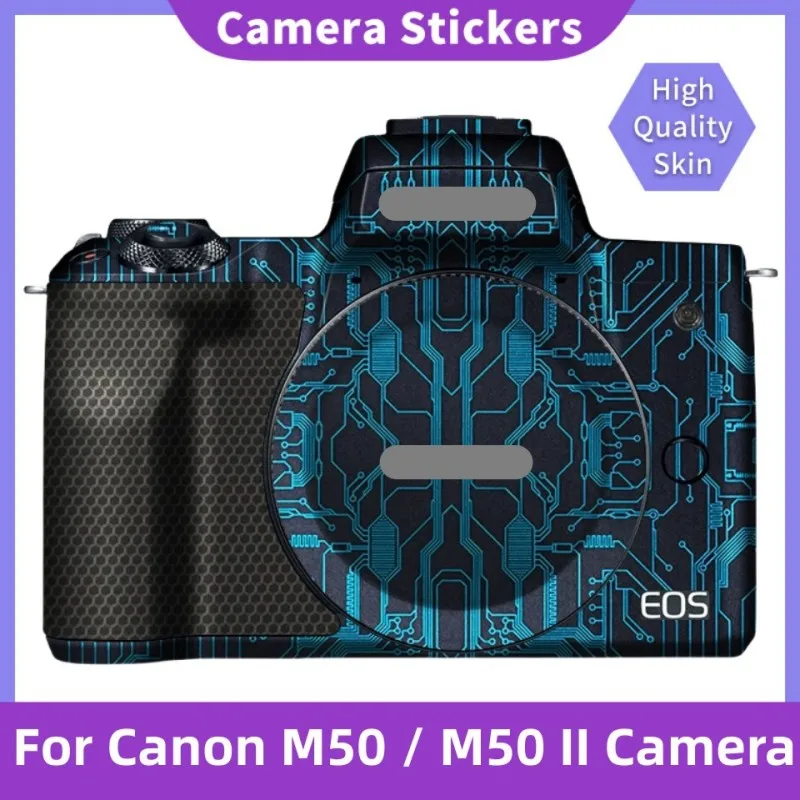Canon Camera Eos M50 Mark Ii - Canon-M50およびm50 ii-傷防止ビニールデカールスキン,保護ステッカー,カメラボディフィルム,eosコート,2 m2,m50ii