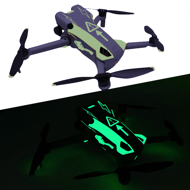 Drone Kit Waterproof - DJI Mini 5 Pro用光る装飾ステッカーキット 防水、傷防止スキンデカール ドローン＆コントローラーDIYアクセサリー