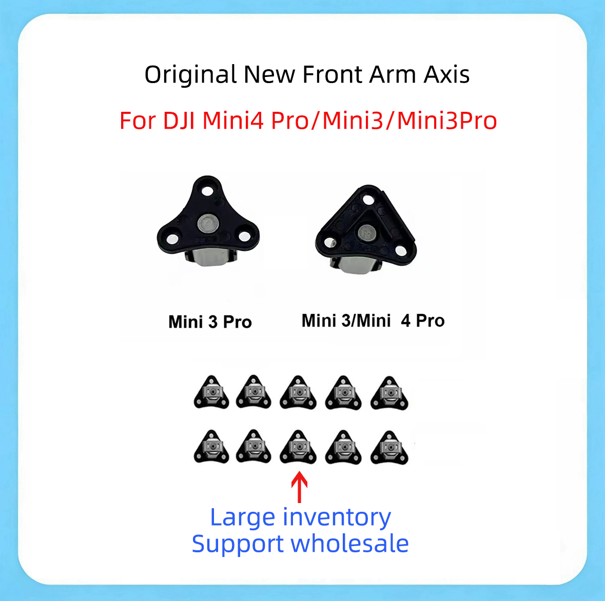 Dji Drone Mini 4 Pro - DJI Mini 3/4 Pro用純正新品フロントアクスル、左右フロントアームメタルシャフト、ドローン交換部品卸売