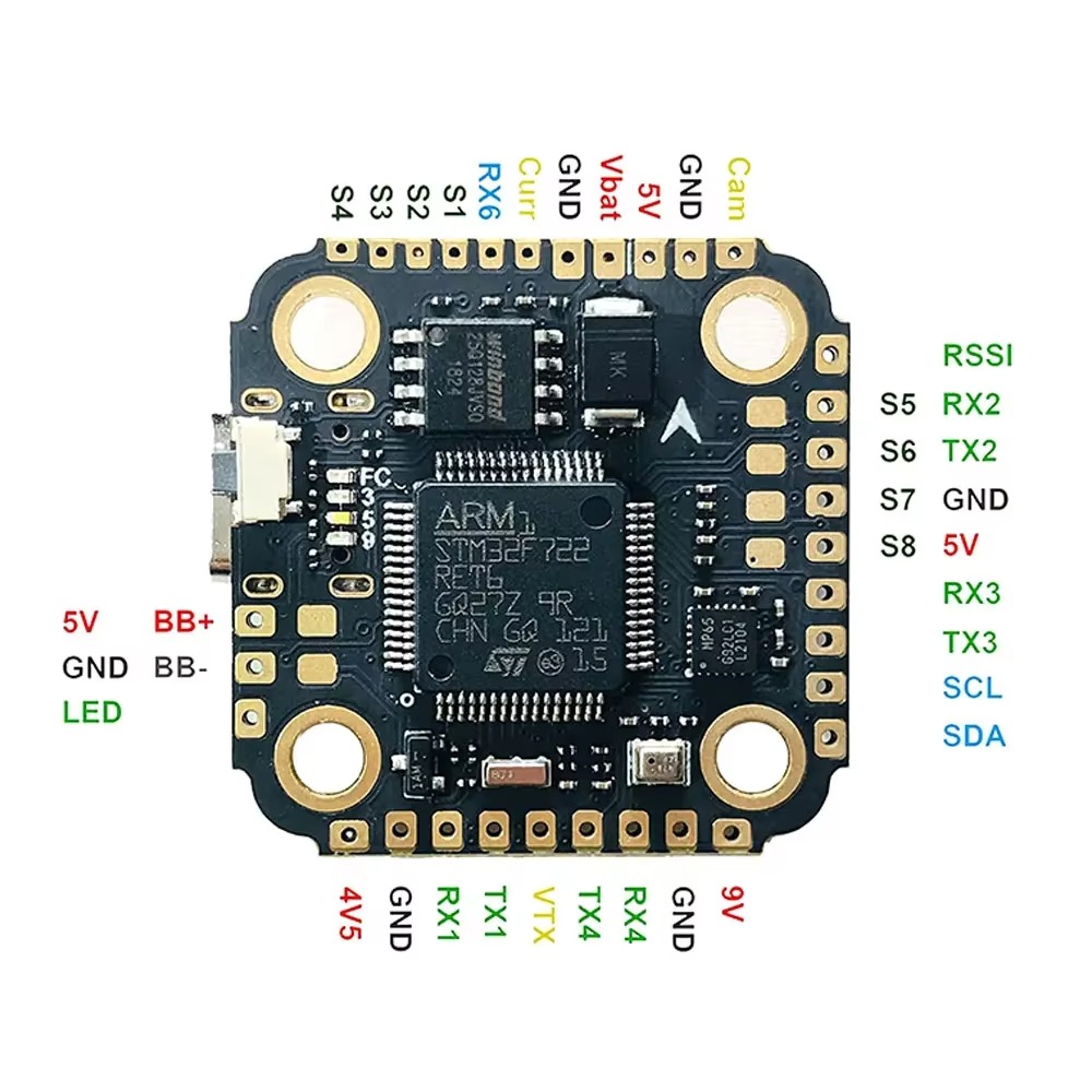 VivaSF7 MINI フライトコントローラー MPU65 - Betaflight Fc F7 のレビューと価格
