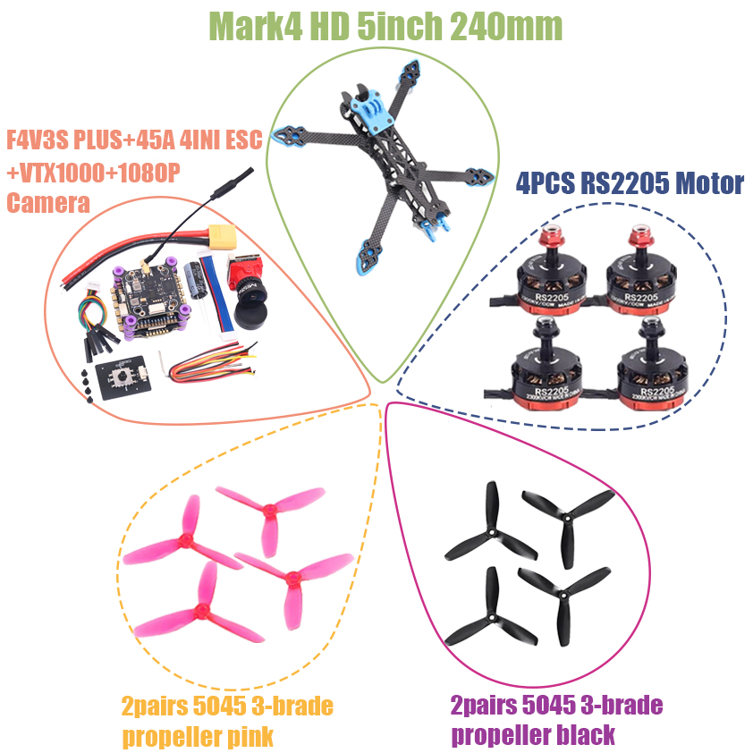 ハッピー F4V3S PLUS MARK4-HD マーク 4 - Betaflight Fc F4 のレビューと価格