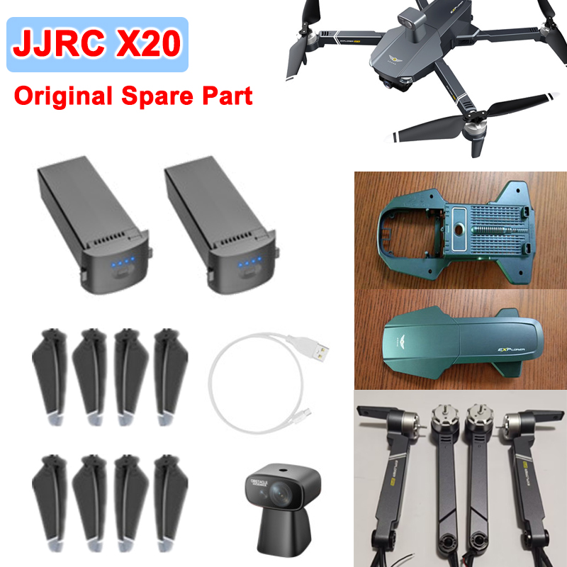 Jjrc x20オリジナルドローン,スペアパーツ/バッテリー - Jjrc Drone X20 のレビューと価格