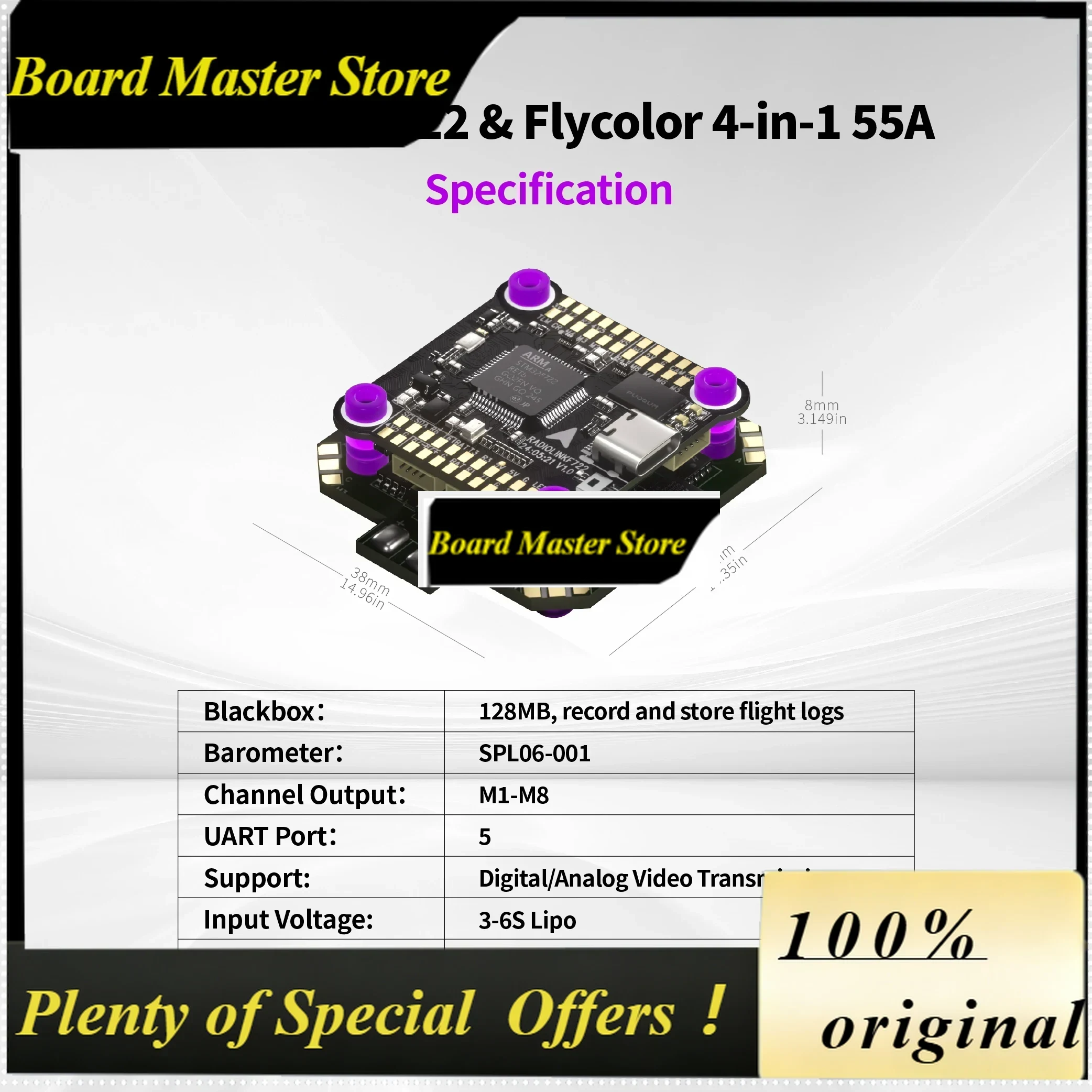 BoMaSRadiolink F722 Betaflight - Betaflight Fc F7 のレビューと価格