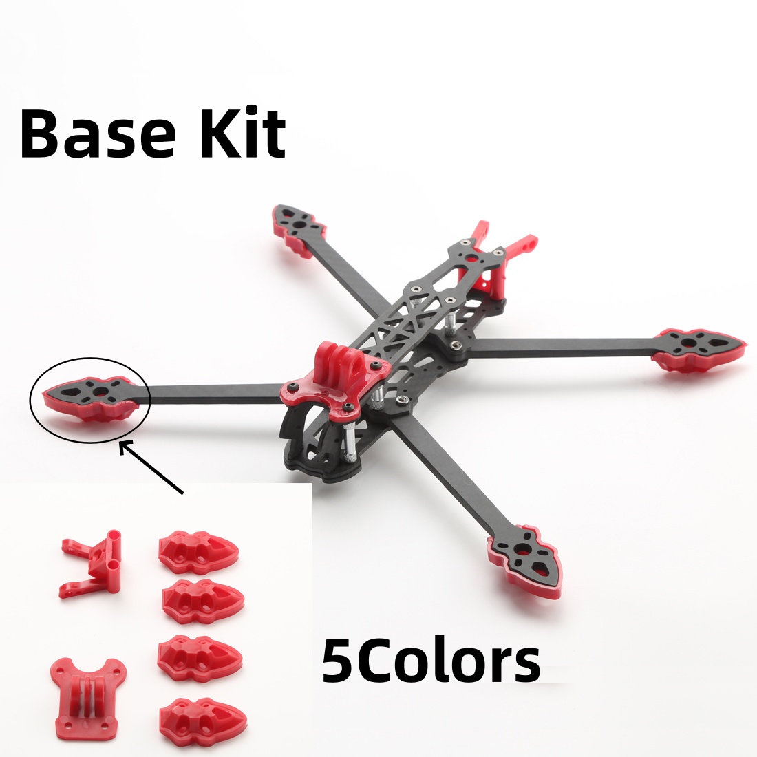Mark4 5インチ/7インチFPVフレーム3Dプリントキッ - Drone Kit Build Yourself のレビューと価格