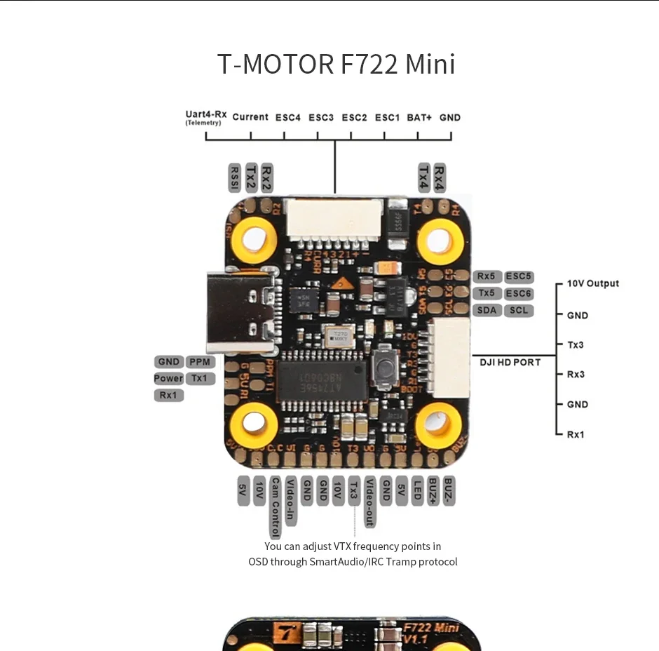 T-Motor MINI F7 FC & F45A 4in1 - Betaflight Fc F7 のレビューと価格